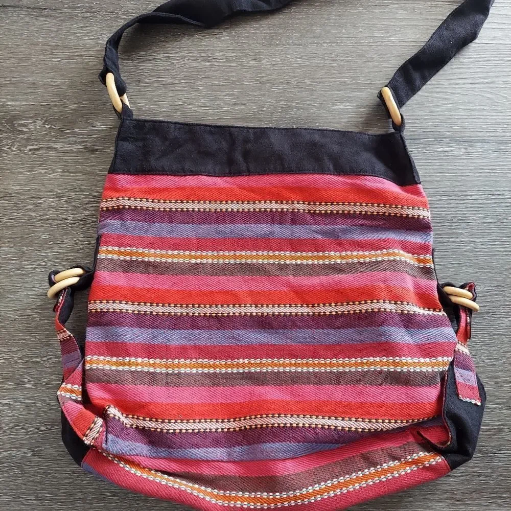 Roxy Striped Multicolor Tote